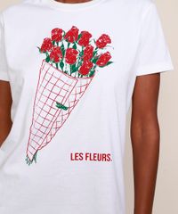 T-Shirt-Feminina-Mindset-Buque-de-Rosas-Manga-Curta-Decote-Redondo-Off-White-9980299-Off_White_2