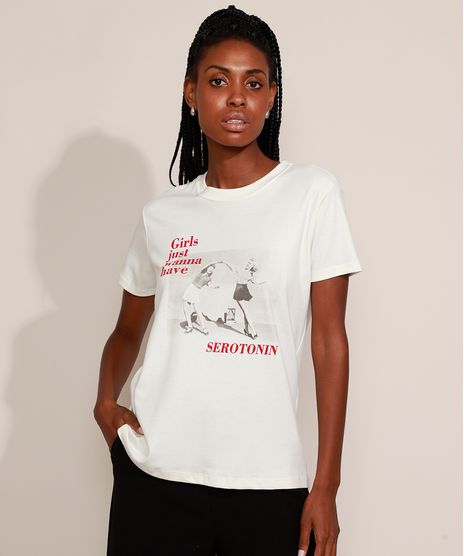 T-Shirt-Feminina-Mindset--Serotonin--Manga-Curta-Decote-Redondo-Off-White-9980291-Off_White_1