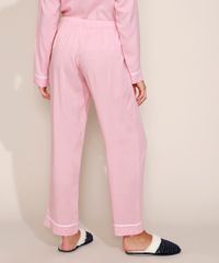 Calca-de-Pijama-Feminina-com-Vivo-Contrastante-e-Laco-Rosa-9975182-Rosa_2
