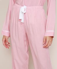 Calca-de-Pijama-Feminina-com-Vivo-Contrastante-e-Laco-Rosa-9975182-Rosa_4