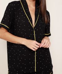 Pijama-Feminino-Camisa-Estampado-Mini-Print-de-Triangulos-com-Vivo-Contrastante-Manga-Curta-Preto-1-9970114-Preto_1_3 Pijama-Feminino-Camisa-Estampado-Mini-Print-de-Triangulos-com-Vivo-Contrastante-Manga-Curta-Preto-1-9970114-Preto_1_3