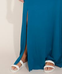 Vestido-Feminino-Longo-Basico-com-Fenda-Alcas-Finas-Azul-Petroleo-9973977-Azul_Petroleo_5