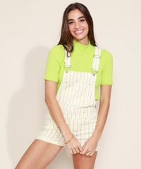 Macaquinho-de-Sarja-Feminino-Estampado--Listrado-com-Bolsos-Off-White-9972526-Off_White_6