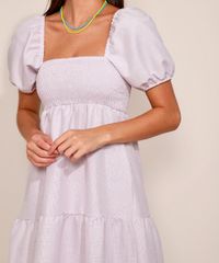 Vestido-Feminino-Midi-Estampado-Xadrez-com-Recortes-e-Lastex-Manga-Bufante-Rosa-9974677-Rosa_5