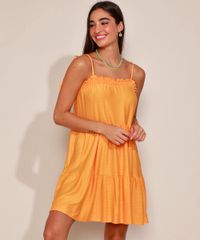 Vestido-Feminino-Curto-Texturizado-com-Recortes-Alca-Fina-com-Laco-Mostarda-9978524-Mostarda_5