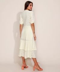 Vestido-de-Laise-Feminino-Midi-em-Camadas-com-Babado-Manga-Bufante-Off-White-9973117-Off_White_2