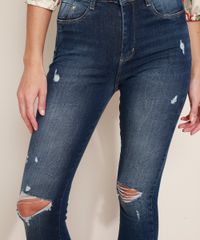 Calca-Jeans-Feminina-Sawary-Super-Skinny-Super-Lipo-Cintura-Alta-Destroyed-Azul-Escuro-9976435-Azul_Escuro_5