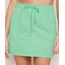 Saia-de-Moletinho-Feminina-Curta-Basica-com-Bolsos-e-Cordao-Verde-Claro-9973980-Verde_Claro_1