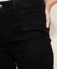 Calca-de-Sarja-Feminina-Sway-Super-Skinny--Cintura-Alta-Destroyed-Preta-9977097-Preto_4