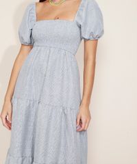 Vestido-Feminino-Midi-Estampado-Xadrez-com-Recortes-e-Lastex-Manga-Bufante-Azul-9974677-Azul_6