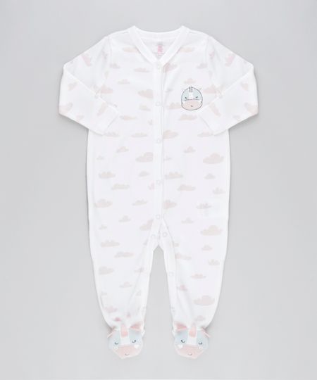 Macacao-Unicornio-Estampado-de-Nuvens-em-Algodao---Sustentavel-Off-White-8795933-Off_White_1