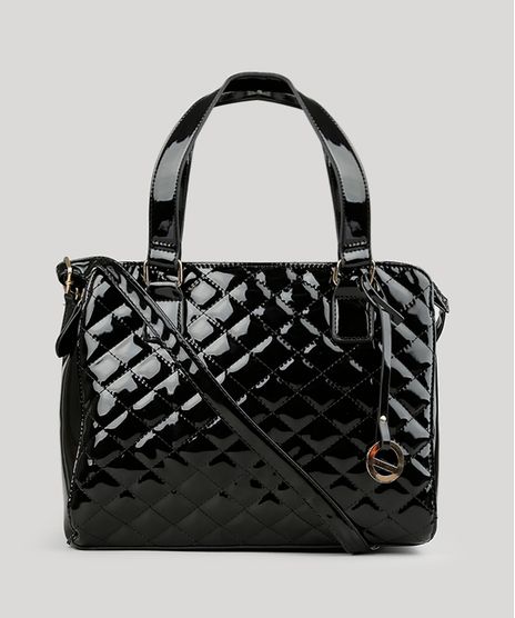 Bolsa-Trapezio-em-Verniz-com-Matelasse-Preta-8855658-Preto_1