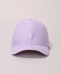 Bone-Feminino-Bordado-de-Coqueiro-Aba-Curva-Lilas-9968582-Lilas_1