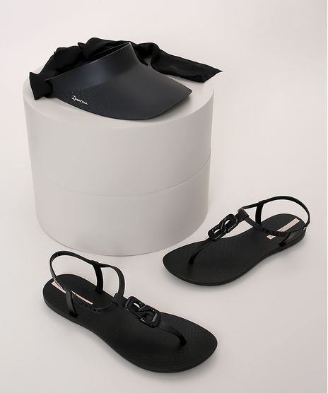 Kit-de-Rasteirinha-Feminina-Ipanema---Viseira-Preta-9971433-Preto_1