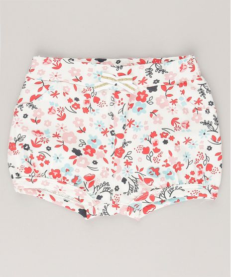 Short-Estampado-Floral-em-Algodao---Sustentavel-Off-White-9035999-Off_White_1