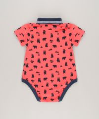 Body-Estampado-de-Ursinhos-em-Algodao---Sustentavel-Vermelho-8787349-Vermelho_2