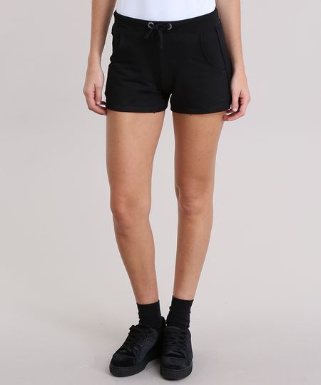 Short-em-Moletom-com-Recortes-Preto-8765012-Preto_1 Short-em-Moletom-com-Recortes-Preto-8765012-Preto_1
