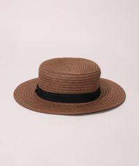 Chapeu-de-Palha-Feminino-com-Faixa-Marrom-9956410-Marrom_2