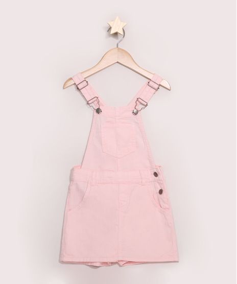 Jardineira-de-Sarja-Infantil-Short-Saia-Rosa-Claro-9967750-Rosa_Claro_1