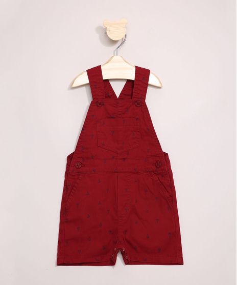 Jardineira-de-Sarja-Infantil-Estampado-Geometrico-Vermelho-9969142-Vermelho_1