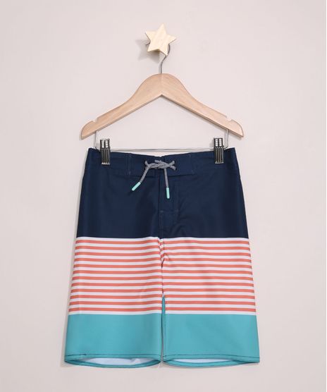 Bermuda-Surf-Infantil-com-Listras-Multicor-9973428-Multicor_1
