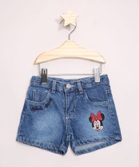 Short-Jeans-Infantil-com-Bordado-da-Minnie-Azul-Medio-9965309-Azul_Medio_1