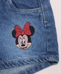 Short-Jeans-Infantil-com-Bordado-da-Minnie-Azul-Medio-9965309-Azul_Medio_2