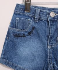 Short-Jeans-Infantil-com-Bordado-da-Minnie-Azul-Medio-9965309-Azul_Medio_4