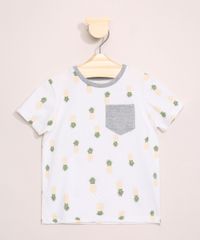 Camiseta-Infantil-Estampada-Abacaxis-Manga-Curta-com-Bolso-Off-White-9967103-Off_White_1