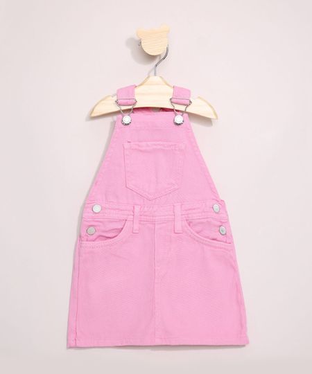 Jardineira-de-Sarja-Infantil-Short-Saia-Rosa-9967351-Rosa_1