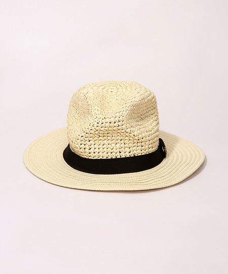Chapeu-de-Palha-Feminino-com-Faixa-Bege-9956413-Bege_1
