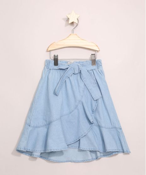 Saia-Jeans-Infantil-Midi-Transpassada-com-Babados-Azul-Claro-9965923-Azul_Claro_1