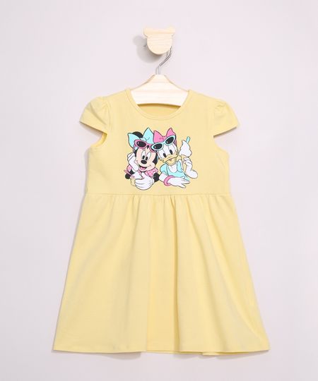 Vestido-Infantil-Minnie-e-Margarida-Manga-Curta-Amarelo-9966893-Amarelo_1