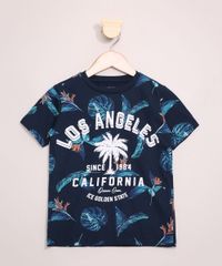 Camiseta-Infantil-Estampada-Folhagem--Los-Angeles--Manga-Curta-Azul-Marinho-9969167-Azul_Marinho_1
