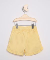 Short-de-Sarja-Infantil-com-Babados-Amarelo-9948368-Amarelo_2