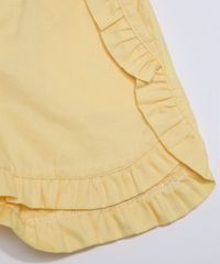 Short-de-Sarja-Infantil-com-Babados-Amarelo-9948368-Amarelo_4