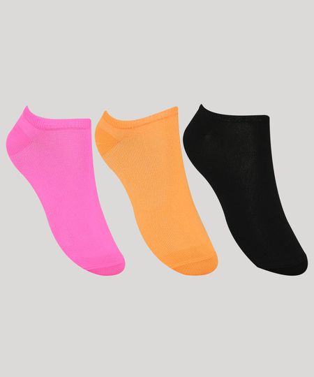 Kit-de-3-Meias-Femininas-Esportivas-Ace-Cano-Baixo--Multicor-9974952-Multicor_1