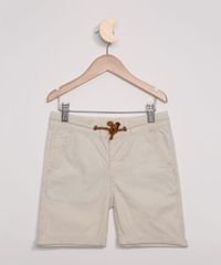 Bermuda-Infantil-de-Sarja-com-Bolso-Bege-Claro-9948069-Bege_Claro_1