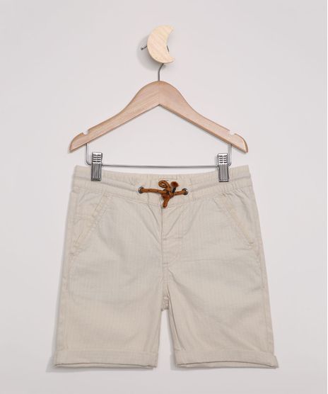 Bermuda-Infantil-de-Sarja-com-Bolso-Bege-Claro-9948069-Bege_Claro_1