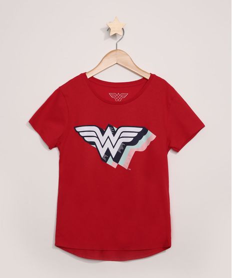 Blusa-Juvenil-Mulher-Maravilha-Manga-Curta-Vermelho-9972946-Vermelho_1