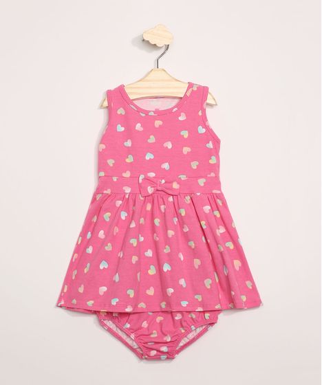 vestidos infantis estampados