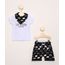 Conjunto-Infantil-de-Camiseta--Sou-Pequeno-Mais-Barulhento--Manga-Curta---Bermuda-de-Moletom---Babador-Bandana-Estampado-Nuvens-Preto-9968248-Preto_1