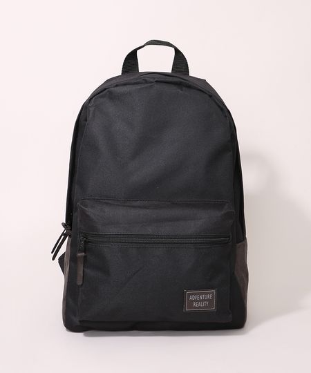 Mochila-Masculina-Grande-em-Nylon-com-Suede-Preta-9973354-Preto_1 Mochila-Masculina-Grande-em-Nylon-com-Suede-Preta-9973354-Preto_1