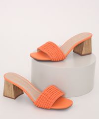 Tamanco-Feminino-Oneself-Salto-Alto-de-Madeira--Laranja-9976988-Laranja_1