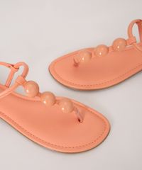 Rasteirinha-Feminina-Oneself-com-Esferas-Laranja-9974871-Laranja_3