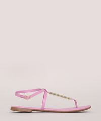 Rasteirinha-Feminina-Oneself-com-Tira-Reta-Rosa-9974874-Rosa_2