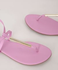 Rasteirinha-Feminina-Oneself-com-Tira-Reta-Rosa-9974874-Rosa_3