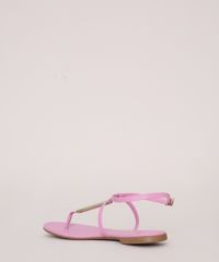 Rasteirinha-Feminina-Oneself-com-Tira-Reta-Rosa-9974874-Rosa_4