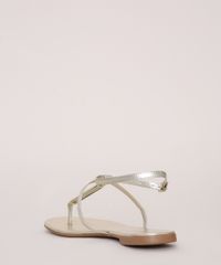 Rasteirinha-Feminina-Oneself-com-Tira-Reta-Dourado-9974876-Dourado_4