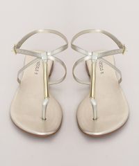 Rasteirinha-Feminina-Oneself-com-Tira-Reta-Dourado-9974876-Dourado_5
